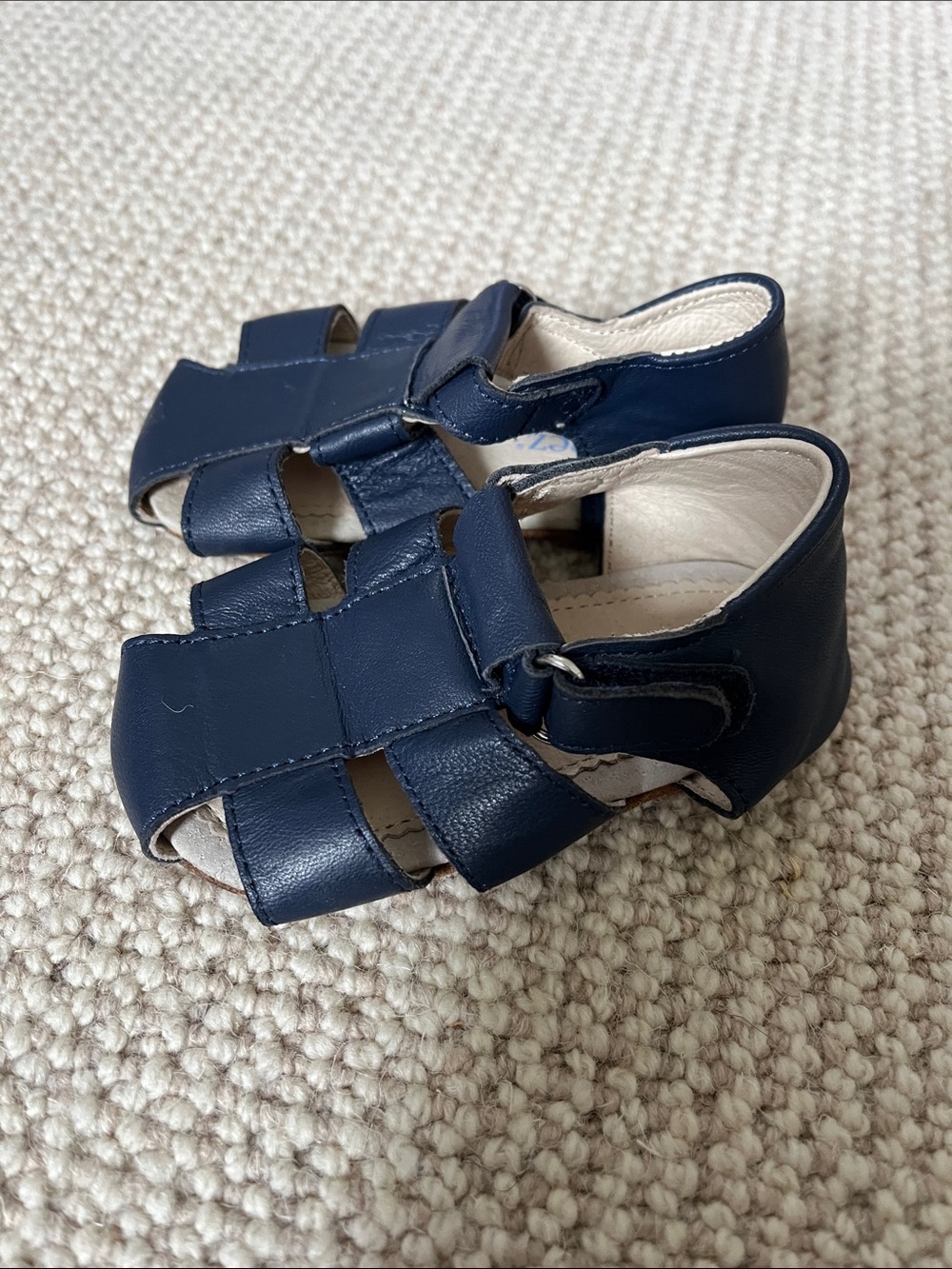 Leather first walkers